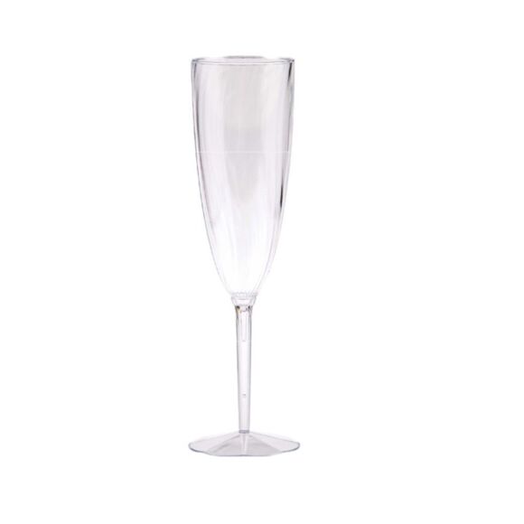 HyHousing 6 Oz Clear Glasses 16 Pack, Hard Disposable Plastic Champagne Flute - Picture 6 of 7